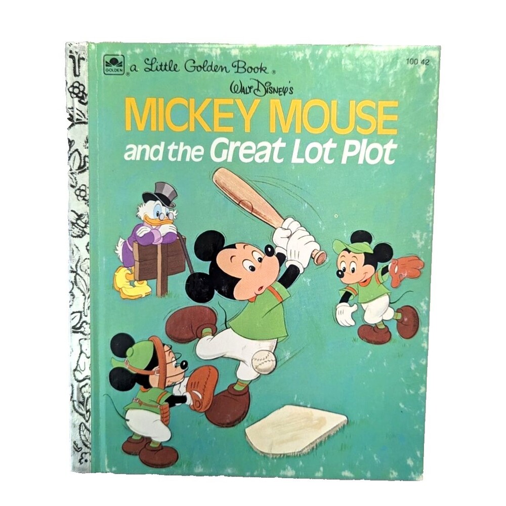 Disney Mickey Mouse and the Great Lot Plot Vintage 1974 A Little Golden Book